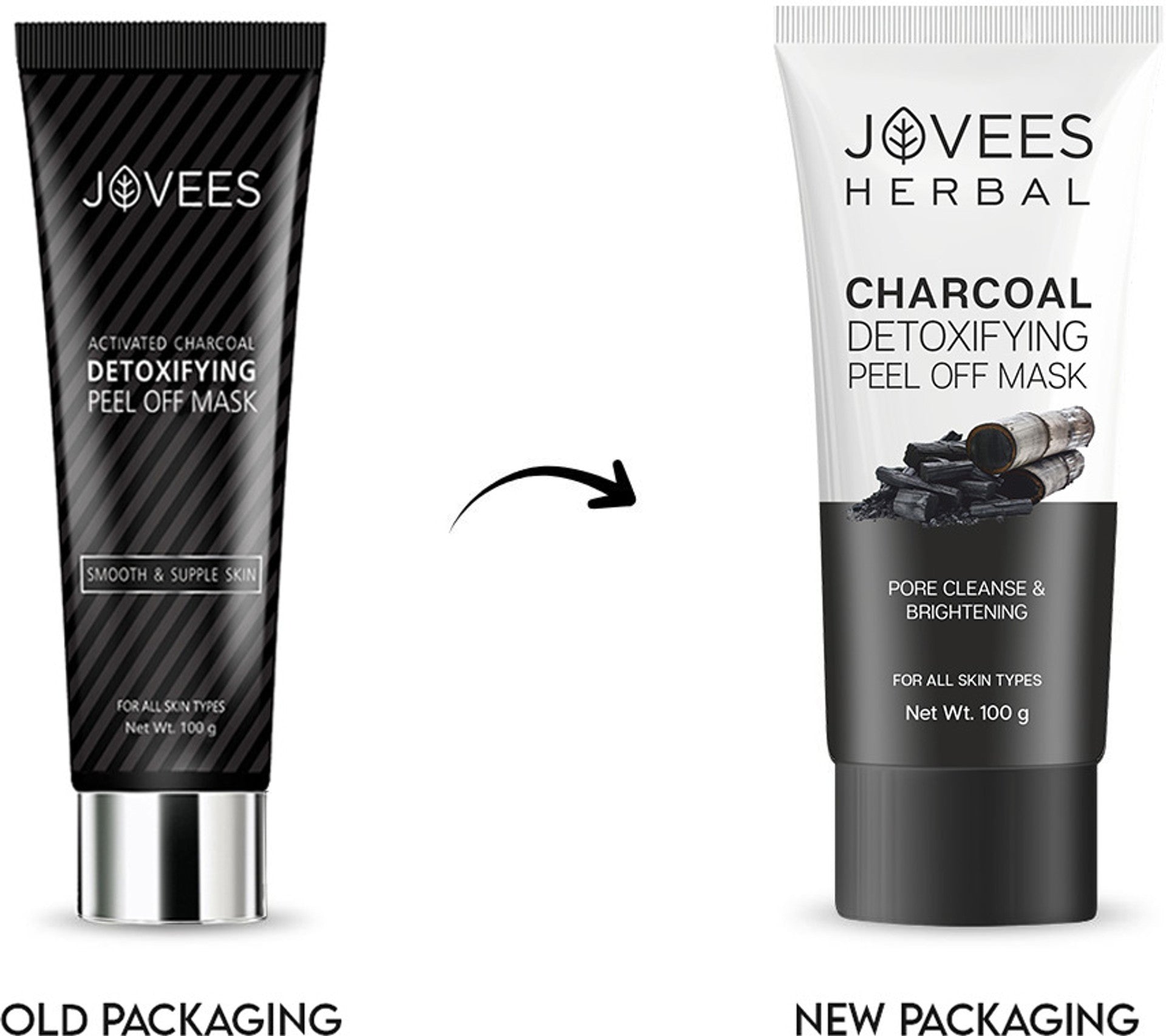 Jovees Herbal Charcoal Peel-Off Mask 100g