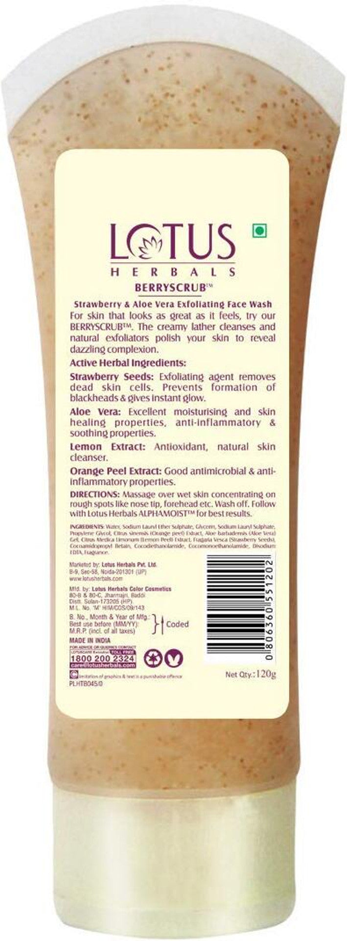 Lotus Berry Scrub Facewash 40g