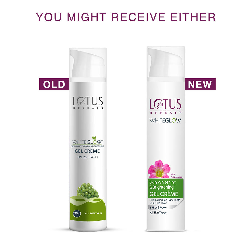 Lotus WG Skin Whitening Brightening Gel Creme SPF25 15g