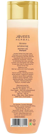 Jovees Herbal Henna & Ginseng Anti Hair Loss Shampoo 150ml