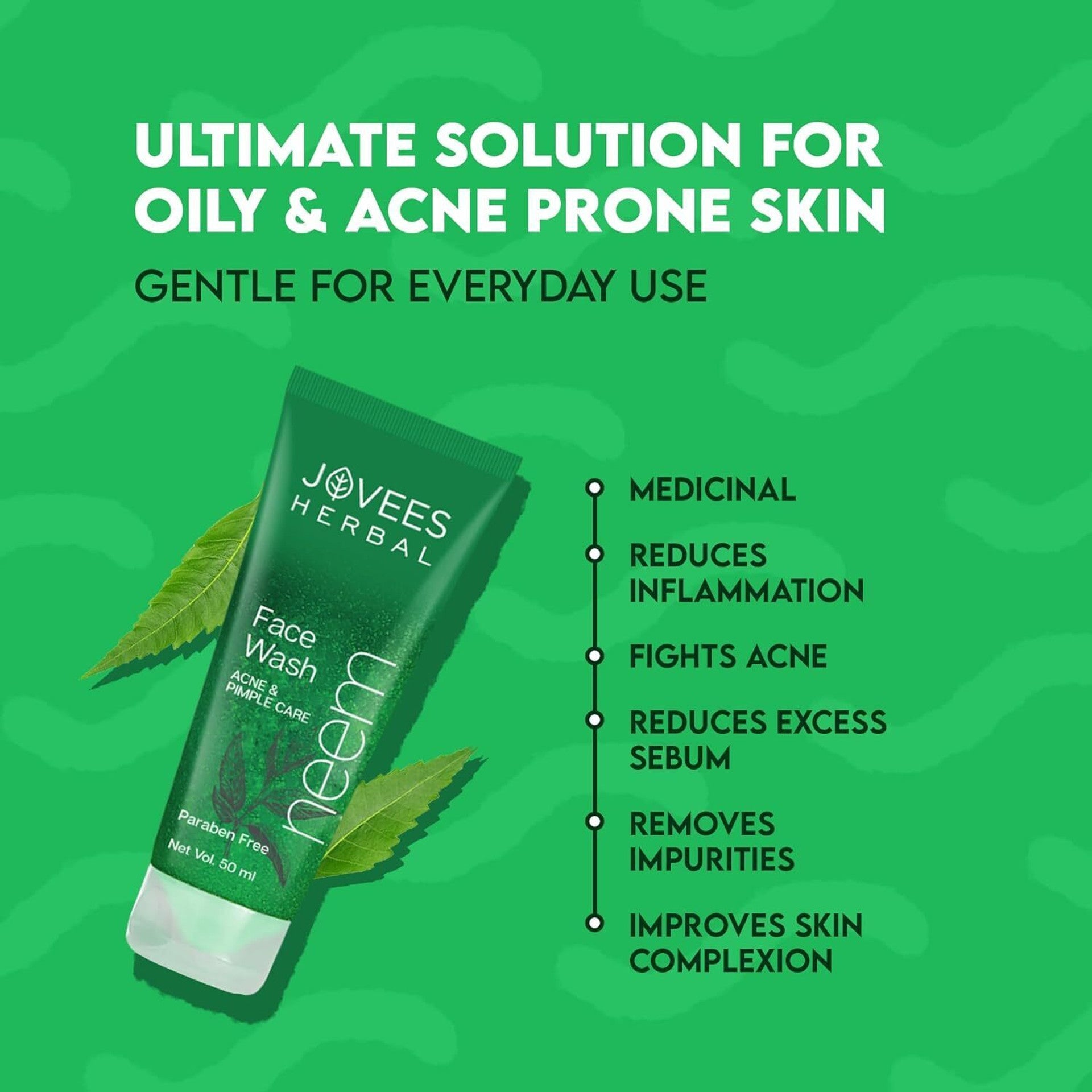 JOVEES Neem Face Wash (50 ml)