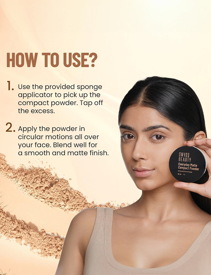 Swiss Beauty Matte Compact Powder 9G SB-409M1 - 05
