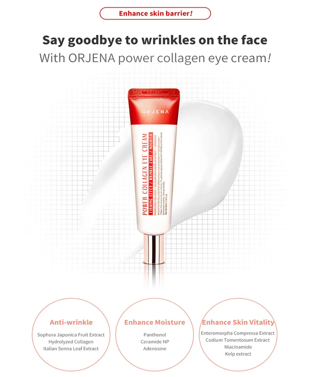 ORJENA Power Collagen Eye Cream