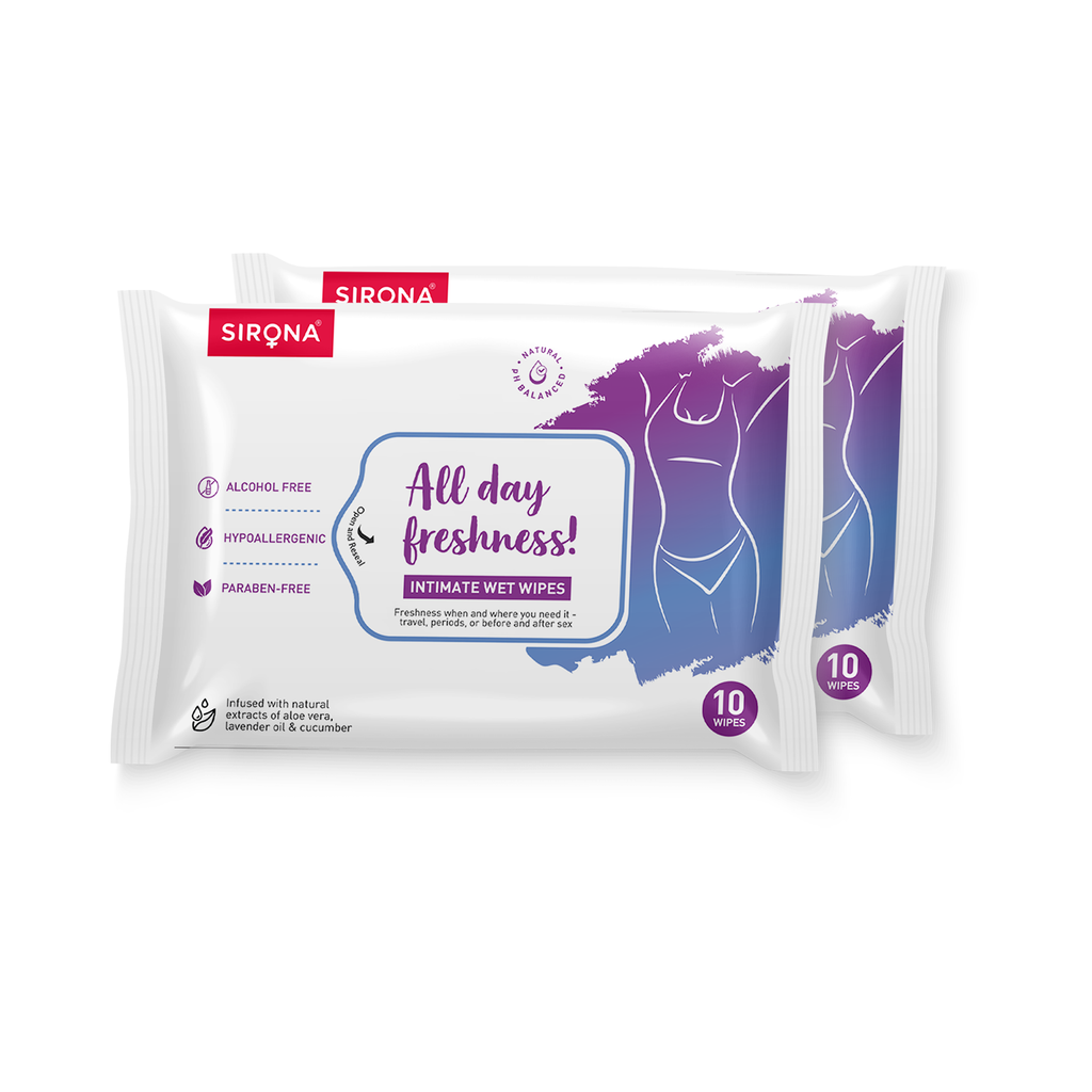 Sirona Intimate Wet Wipes 10's