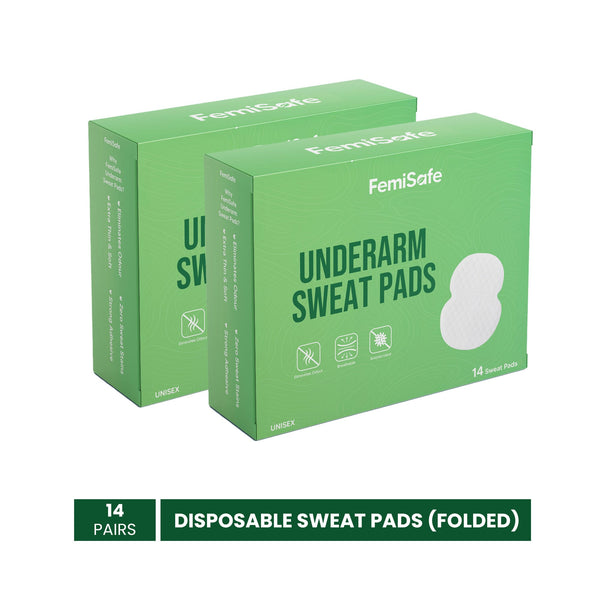 Femisafe Breathable Antimicrobial Underarm Sweat Pads