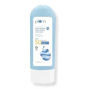 Plum Ricewater & Niacinamide Sheer Tinted Sunscreen SPF 50  50G