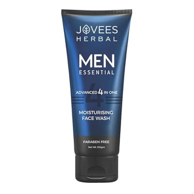 Jovees Herbal Men Essential Advanced 4 in 1 Moisturising Face Wash 100ml