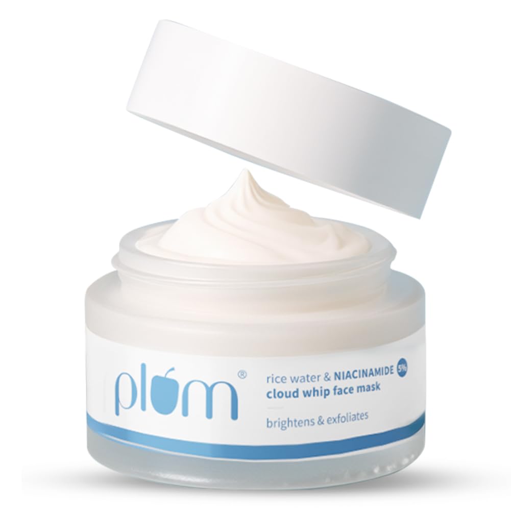 Plum Rice Water & 5% Niacinamide Cloud Face Mask 50g