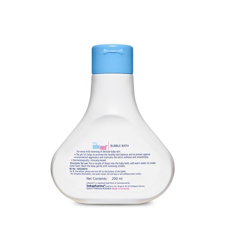 Sebamed Baby Bubble Bath 200ml – Gentle Cleansing & Bath Care for Babies