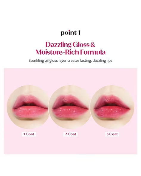 Korean ETUDE Dear Darling Oil Tint 05 Red Oil