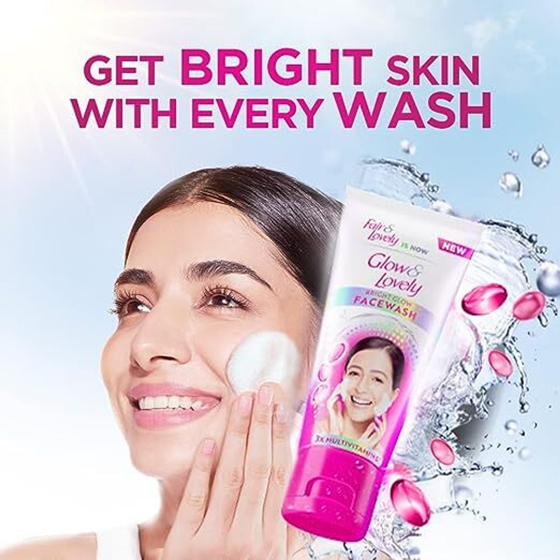 Glow & Lovely Multi Vitamin  Face Wash 100g