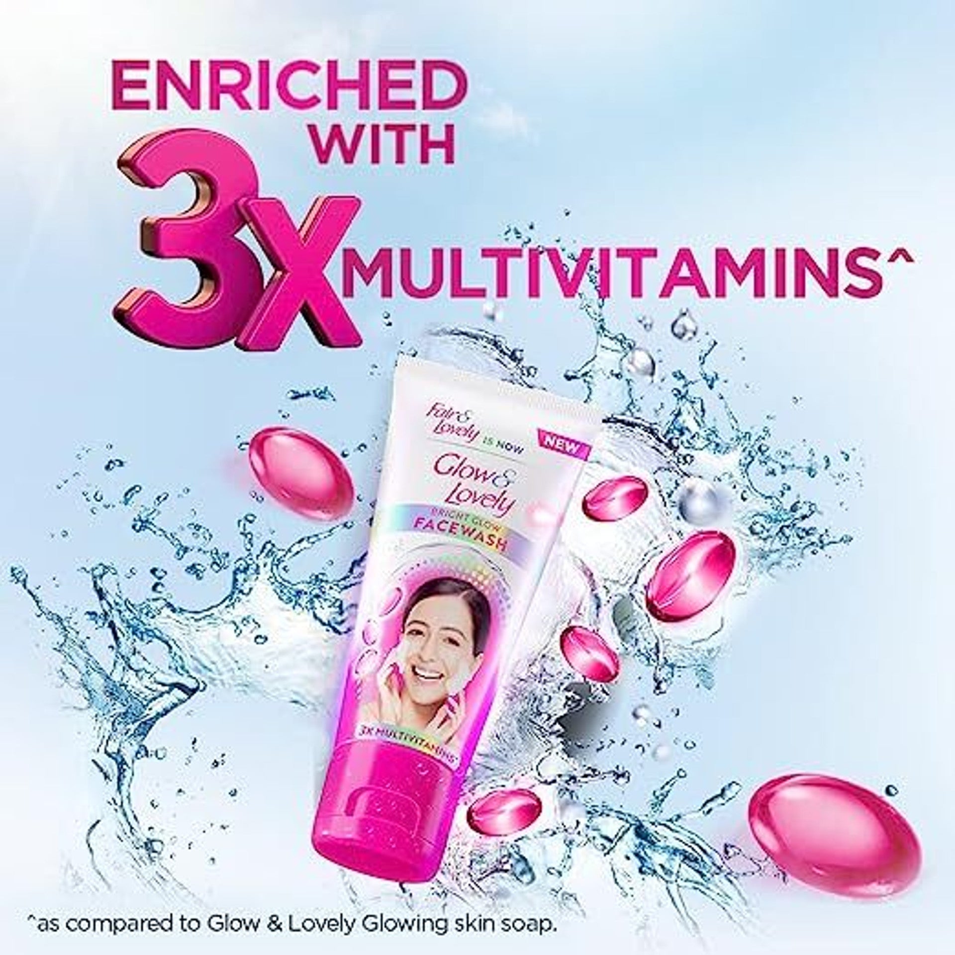 Glow & Lovely Multi Vitamin  Face Wash 100g