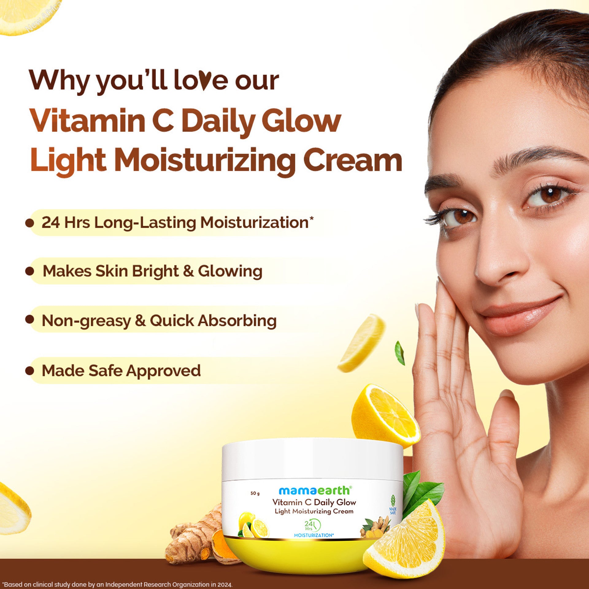 Mamaearth Vita C Daily Glow Moisturizing Cream