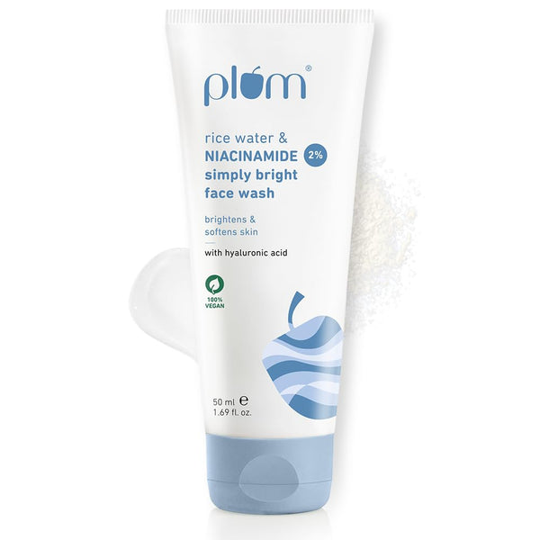 Plum Rice Water & 2% Niacinamide SimplyBRT Face Wash 5g