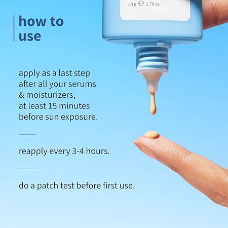Plum Ricewater & Niacinamide Sheer Tinted Sunscreen SPF 50  50G