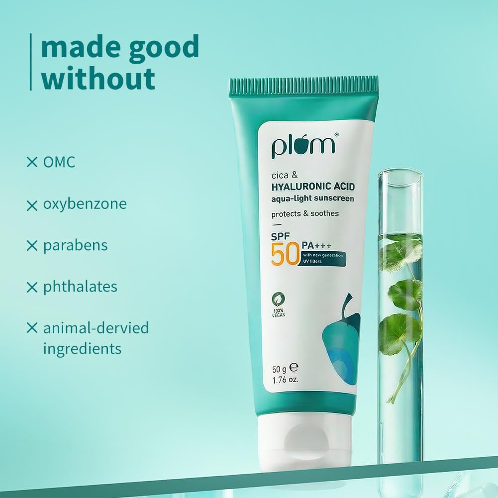 Plum Cica Aqua-Light Sunscreen SPF 50 50g