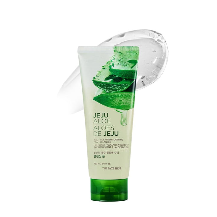 The Face Shop Jeju Aloe Fresh Soothing Foam Cleanser