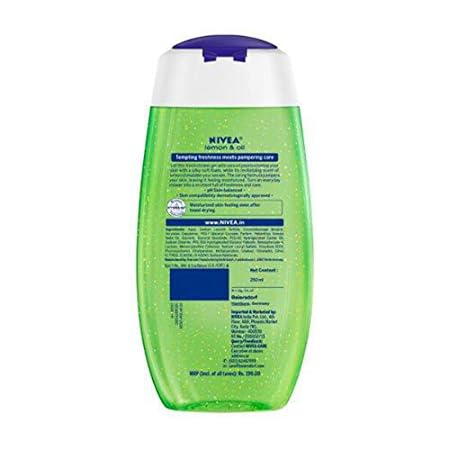 Nivea Shower Gel Lemon Oil 250ml