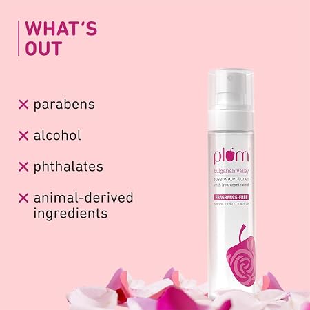 Plum Bulgarian Valley Rose Water Toner  100ML