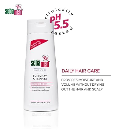 Sebamed Everyday Shampoo 200ml – Gentle Daily Hair & Scalp Care
