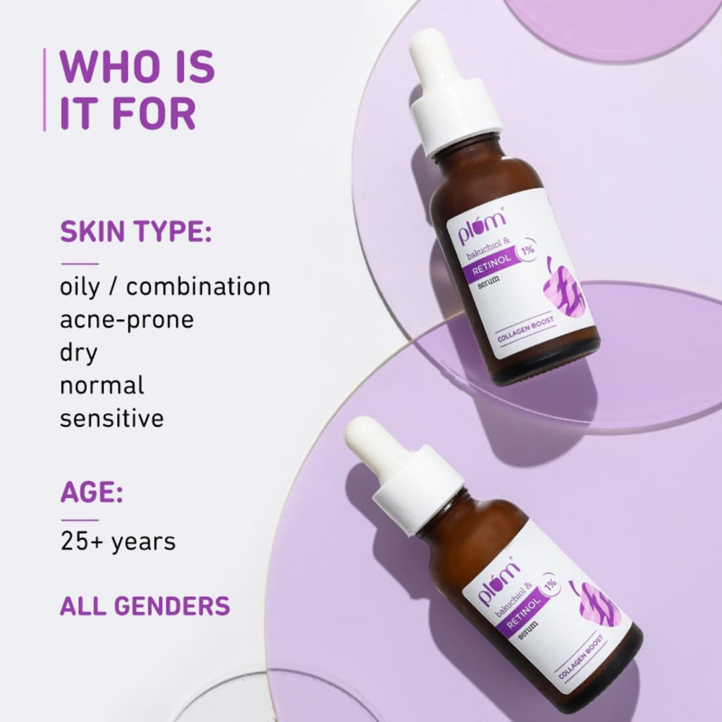 Plum Bakuchiol & 1% Retinol Serum 20 ml