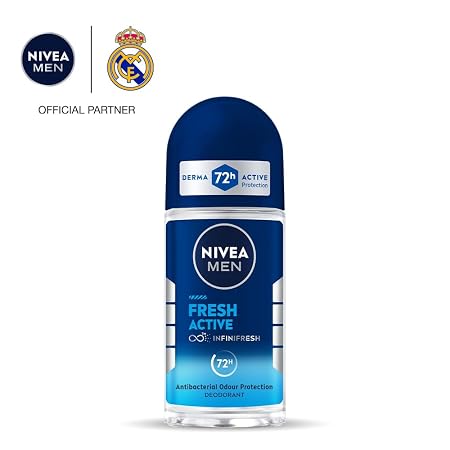 Nivea Roll on Men Fresh Active 50ml (Mrp-249)