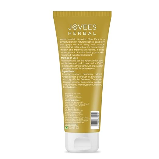 Jovees Herbal Insta Fair Glow Pack 120g