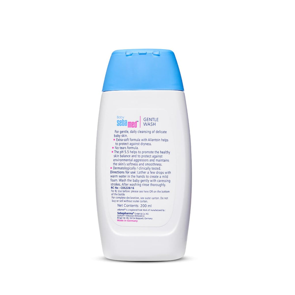 Baby Sebamed Gentle Wash 200ml – Mild Cleansing Care for Baby’s Sensitive Skin