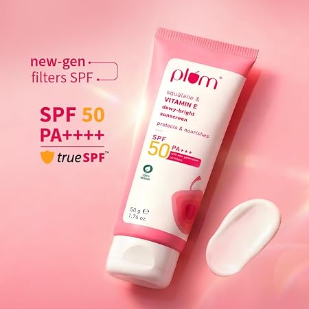 Plum Squalane & Vitamin E Dewy-bright Sunscreen SPF 50 PA+++