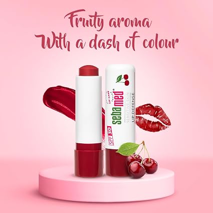 Sebamed Lip Defense Cherry 4.8g – Moisturizing Lip Care for Dry & Sensitive Lips