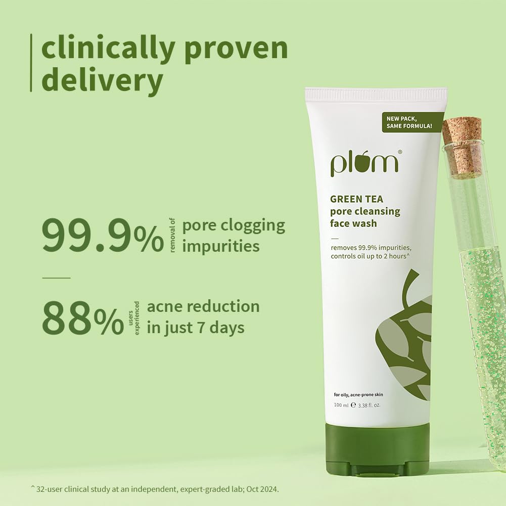 Plum Green Tea Pore Cleansing Face Wash 100ml