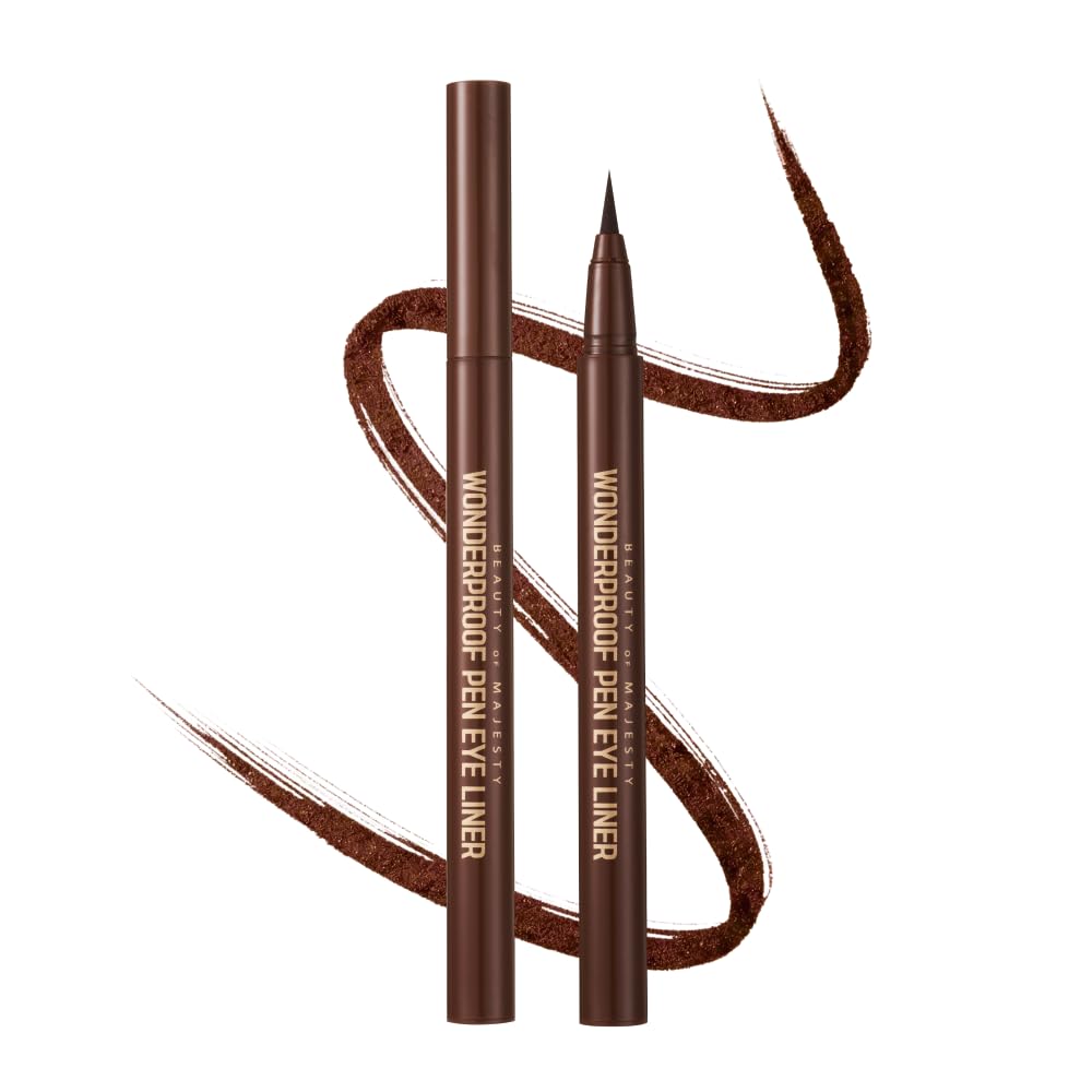 B.O.M Wonderproof Pen Eyeliner – Soft Brown