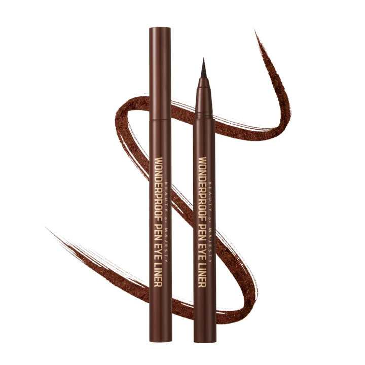 B.O.M Wonderproof Pen Eyeliner – Soft Brown