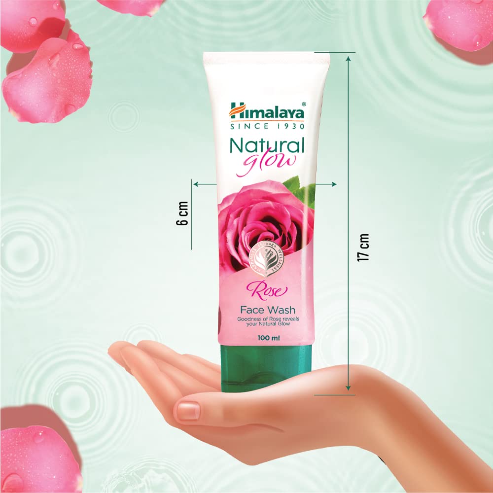 Himalaya Natural Glow Rose Face Wash 100ml