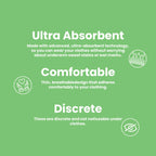 Femisafe Breathable Antimicrobial Underarm Sweat Pads
