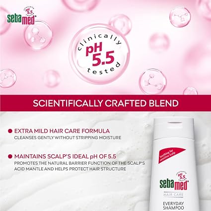 Sebamed Everyday Shampoo 200ml – Gentle Daily Hair & Scalp Care