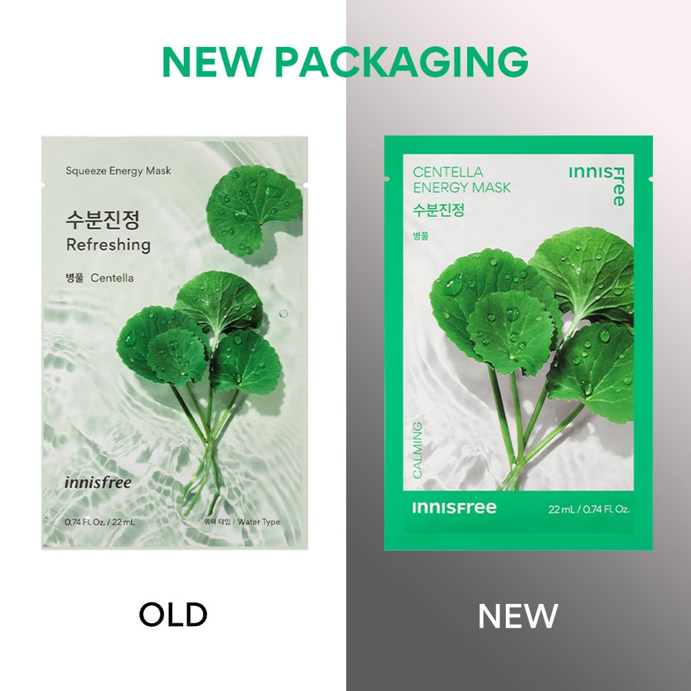Innisfree Squeeze Energy Sheet Mask Water Type - Centella