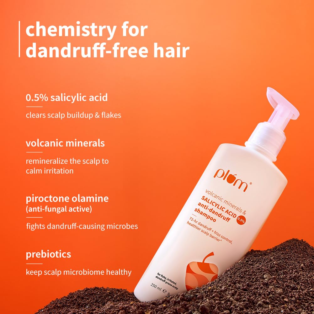 Volcanic Minerals & Salicylic Acid Anti Dandruff Shampoo 250ml