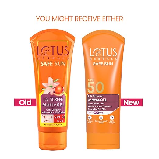 Lotus Safe Sun UV Screen Mattegel SPF50 50g