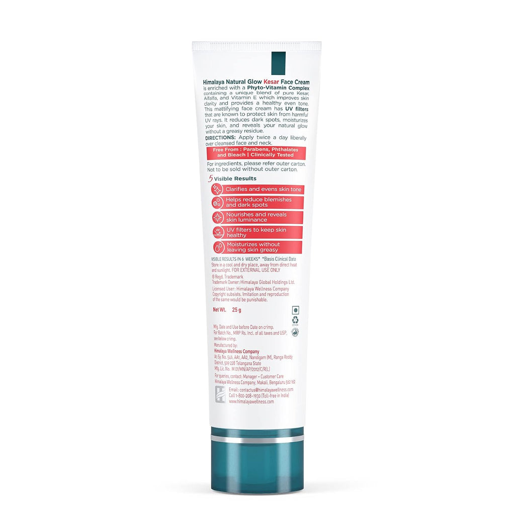 Himalaya Natural Glow Kesar Face Cream 25g