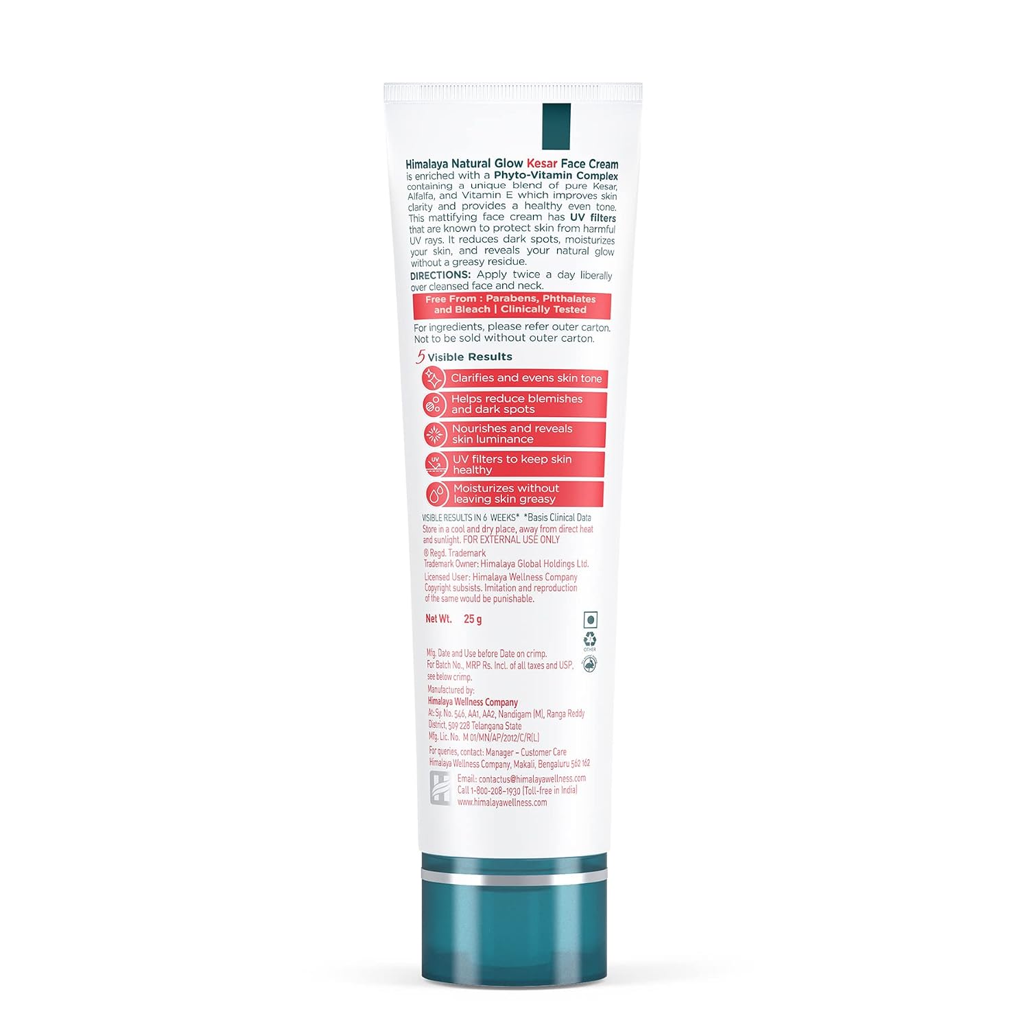 Himalaya Natural Glow Kesar Face Cream 25g
