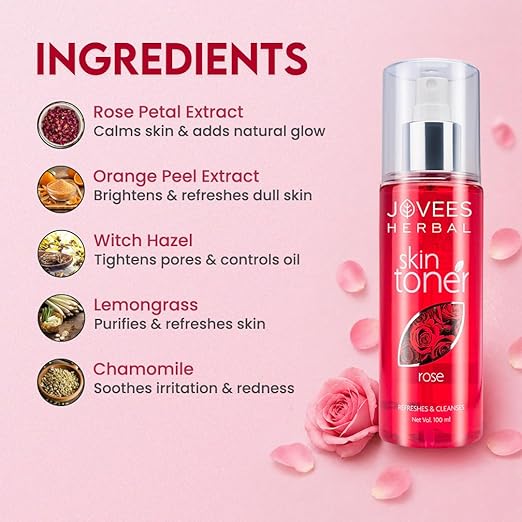 Jovees Herbal Rose Skin Toner 100ml