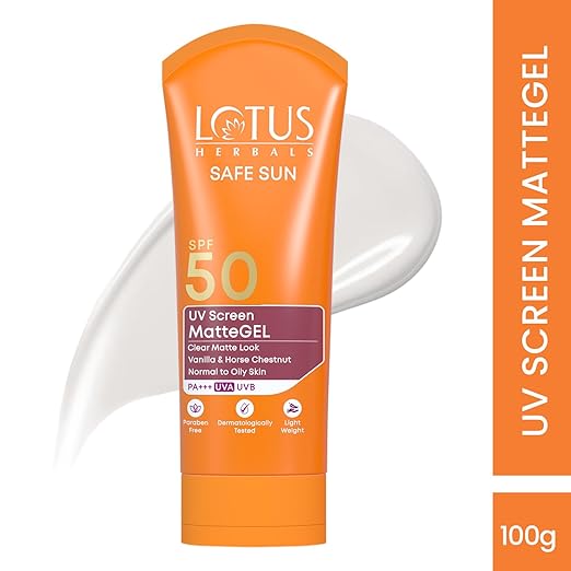 Lotus Safe Sun UV Screen Mattegel SPF50 15G