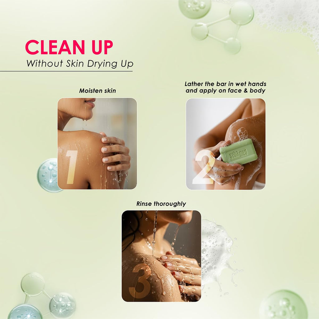 Sebamed Cleansing Bar 100g – Gentle Soap-Free Cleansing for Sensitive Skin