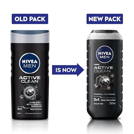 Nivea Shower Gel Active Clean 250ml