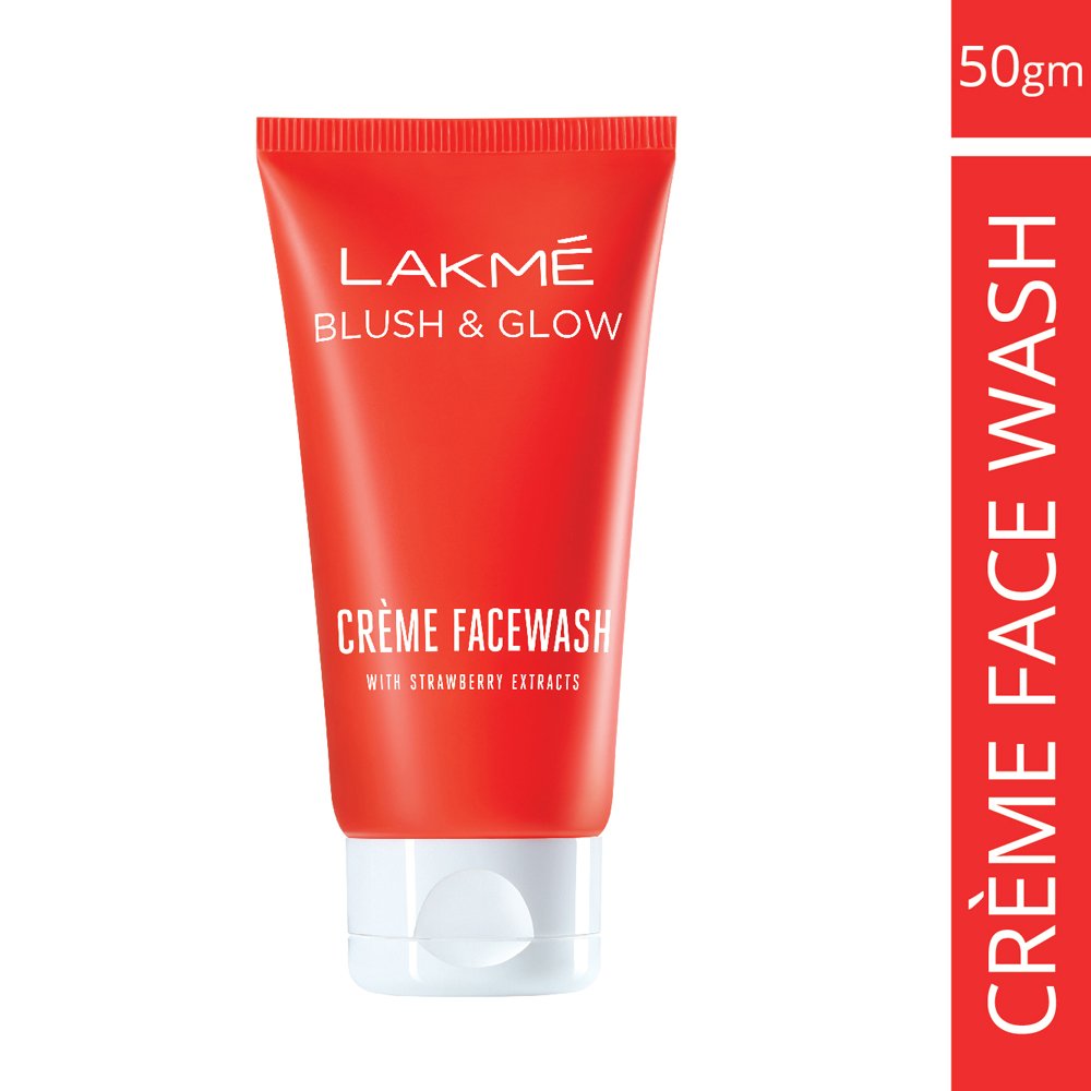 Lakme Strawberry Cream Facewash 50g