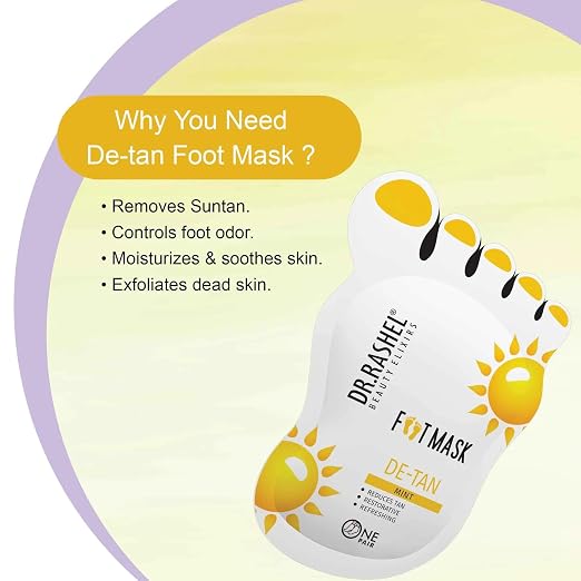 Dr.Rashel beauty elixirs foot mask - de-tan