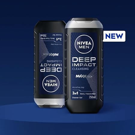 Nivea Shower Gel Men Deep Impact 250ml