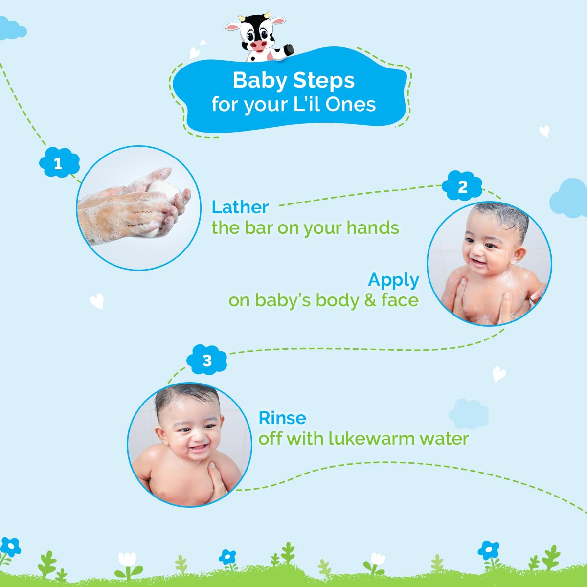 Mamaearth Milky Soft Bathing Bar for Babies 75g