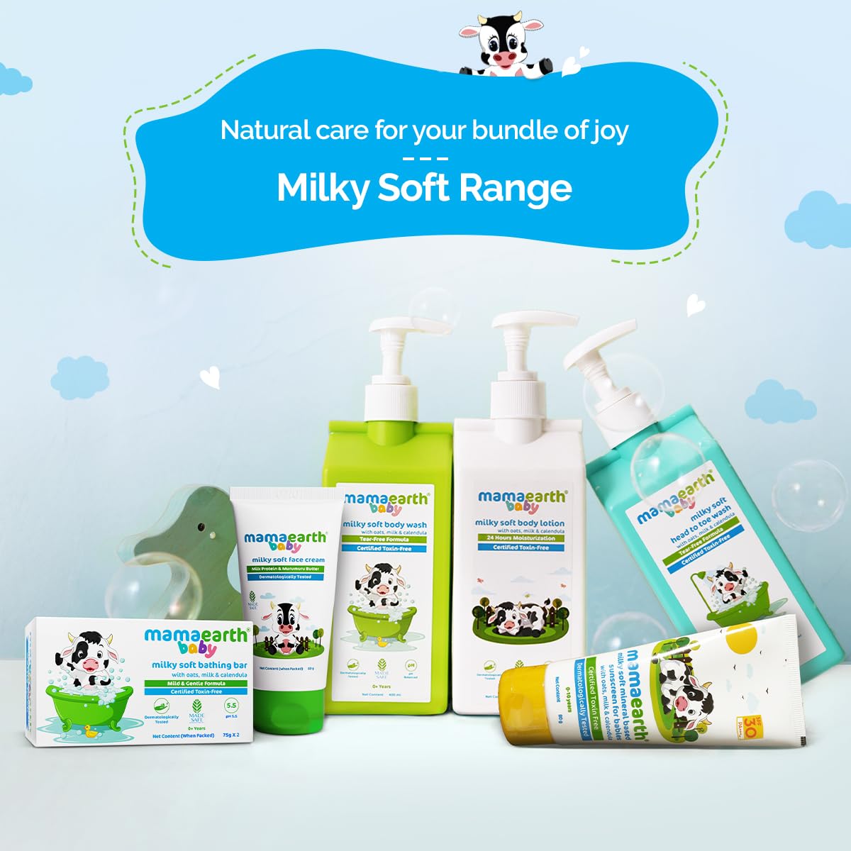 Mamaearth Milky Soft Bathing Bar for Babies 75g